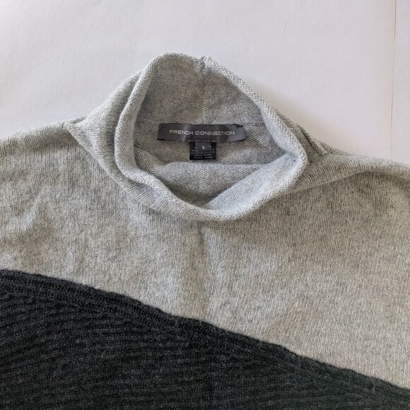 Gray wool blend sweater by French Connection - Picture 5 of 8